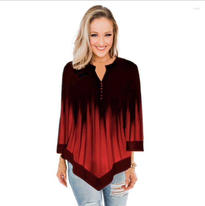 Women's T-Shirt Spring Summer 3/4 Sleeve Print T-Shirts Irregular Fashion Casual Plus Size Loose Pullovers Tee Shirt Femme Tops Women Clothi, Gy
Women's T-Shirt Spring Summer 3/4 Sleeve Print T-Shirts Irregular Fashion Casual Plus Size Loose Pullovers Tee Shirt Femme Tops Women Clothi, Gy