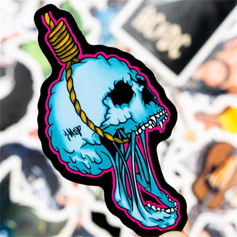 50Pcs/Lot Vintege Rock and Roll Stickers Rock Band PunkRock Hip Hop Rap graffiti Sticker for DIY Luggage Laptop Skateboard Motorcycle Bicycle Decals