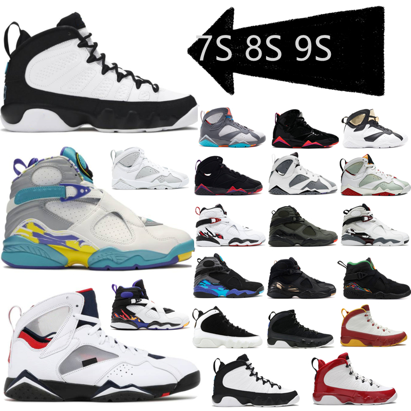 2022 Basketball shoes Top Fashion Men 7s Black Gross Flint Poor Money 8s Bred White Aqua Blabck 9s Gym Red University Blue Sneaker Trainers, Box
2022 Basketball shoes Top Fashion Men 7s Black Gross Flint Poor Money 8s Bred White Aqua Blabck 9s Gym Red University Blue Sneaker Trainers, Box