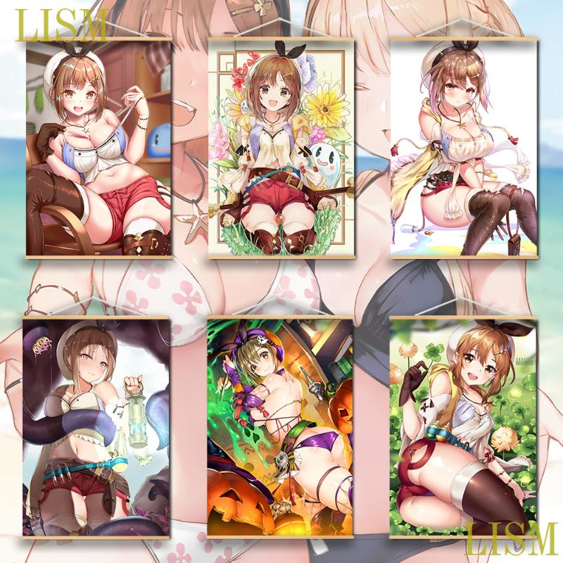 Paintings Atelier Ryza Reisalin Stout Klaudia Anime Manga Wall Poster Solid Wood Hanging Scroll With Canvas Painting
Paintings Atelier Ryza Reisalin Stout Klaudia Anime Manga Wall Poster Solid Wood Hanging Scroll With Canvas Painting
