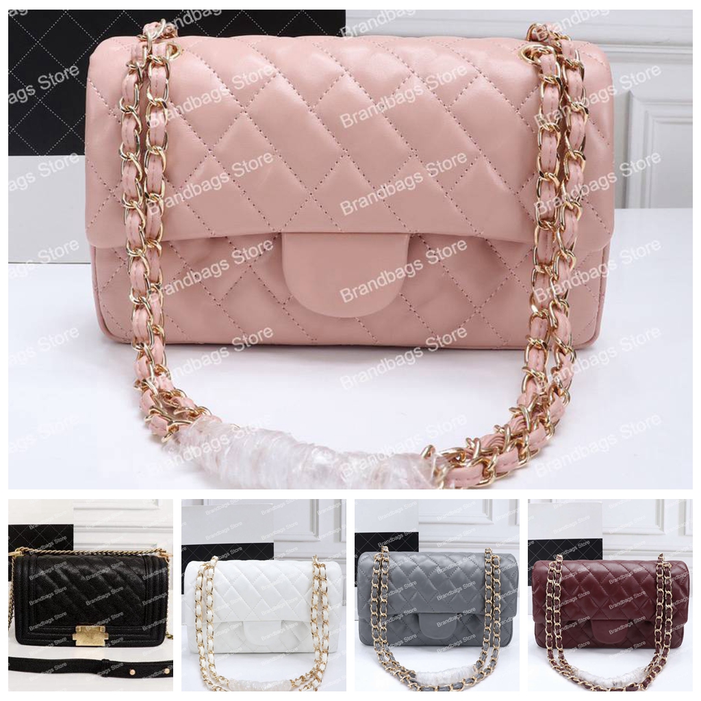 

Designer Handbag Classic Double Flap Lambskin Caviar Flap Bags Lady Shoulder Gold Chain Bag Purse Leather Fashion Pochette Women Luxury Handbags, Don't buy