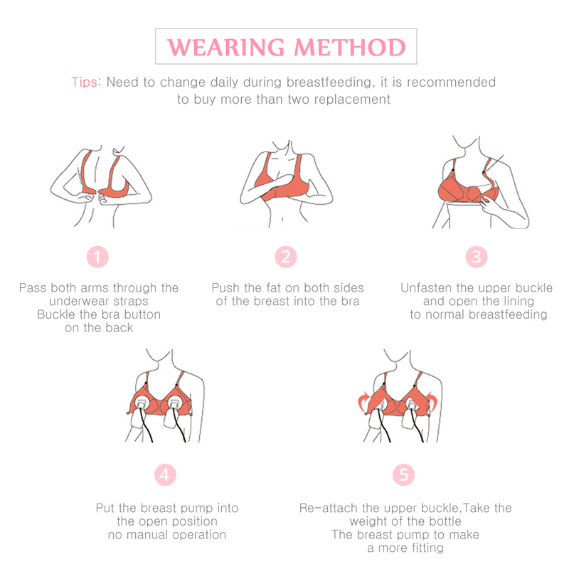 Nursing bra Special Maternity Bra Hand Free Pregnancy Clothes Breastfeeding Accessories Pumping Bra Can Wear All Day 220621