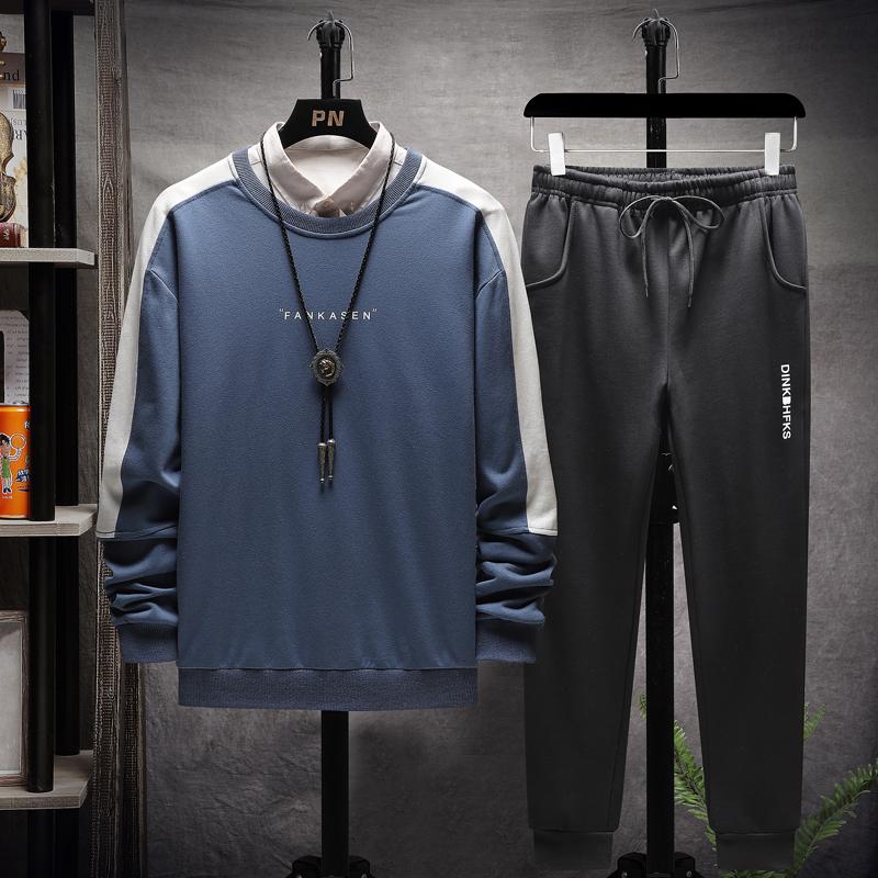Men's Tracksuits Large Size Tracksuit Set Men Autumn Spring Sportwear Zipper Coat Pants 2 Piece Sets Sweat Suit Sporting Fitness, T352 blue
Men's Tracksuits Large Size Tracksuit Set Men Autumn Spring Sportwear Zipper Coat Pants 2 Piece Sets Sweat Suit Sporting Fitness, T352 blue