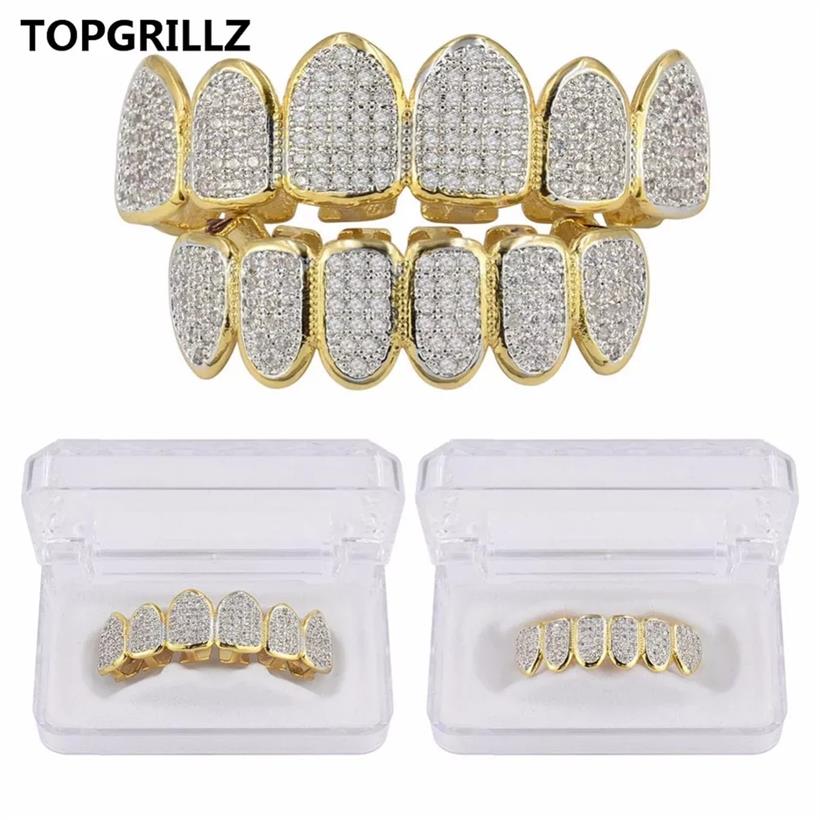 Hip Hop Iced Out CZ Gold Teeth Grillz Caps Top and Bottom Diamond Tooth Grillzs Set For Men Women Gift Grills268r
Hip Hop Iced Out CZ Gold Teeth Grillz Caps Top and Bottom Diamond Tooth Grillzs Set For Men Women Gift Grills268r