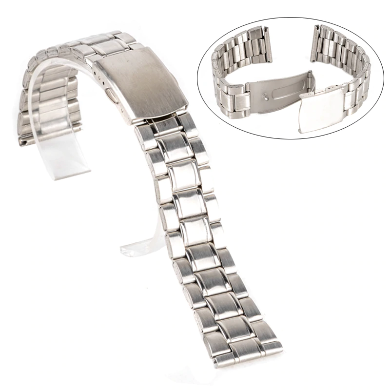 Luxury Watch Band 14/16/18/20/22mm Stainless Steel Watch Bands Strap For Wristwatch Double Clasp Bracelet Silver ys222
Luxury Watch Band 14/16/18/20/22mm Stainless Steel Watch Bands Strap For Wristwatch Double Clasp Bracelet Silver ys222
