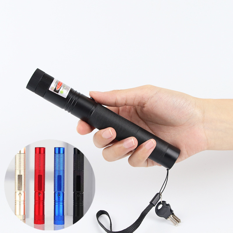 Laser Pointers 303 Green Pen 532nm Adjustable Focus & Battery And Battery Charger EU US VC081 0.5W SYSR