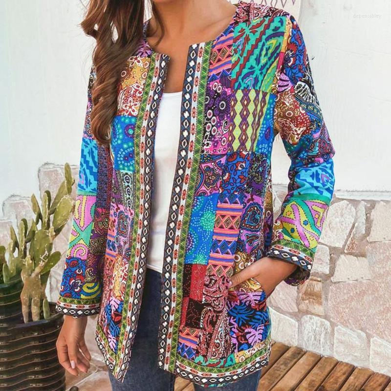 Women's Knits & Tees 6XL Jacket Coat Women Fashion Autumn Winter Ethnic Floral Print Long Sleeve Loose Cardigan Outerwear Chic Top Depe22, Blue
Women's Knits & Tees 6XL Jacket Coat Women Fashion Autumn Winter Ethnic Floral Print Long Sleeve Loose Cardigan Outerwear Chic Top Depe22, Blue