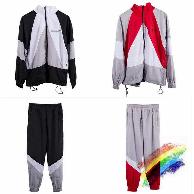 Patchwork Pants Men Women 1 Best-Quality Mesh Nylon Sweatpants Track Trousers
Patchwork Pants Men Women 1 Best-Quality Mesh Nylon Sweatpants Track Trousers