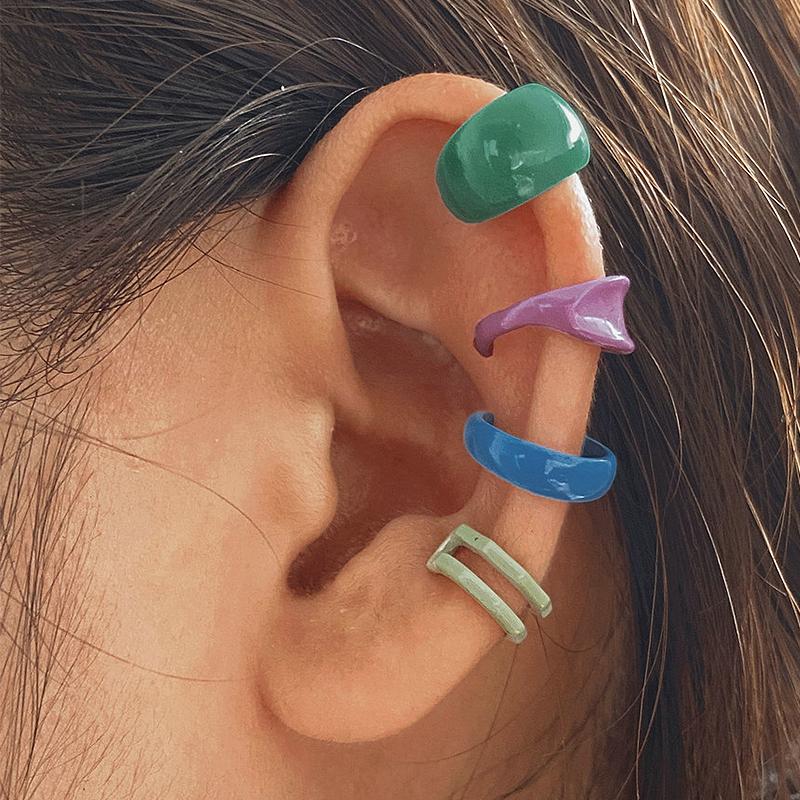 Clip-on & Screw Back ME Colorful Enamel Clip Earrings For Women Men Geometric Fake Non-Piercing Ear Cuff Cartilage Set Trend Jewelry GiftCli
Clip-on & Screw Back ME Colorful Enamel Clip Earrings For Women Men Geometric Fake Non-Piercing Ear Cuff Cartilage Set Trend Jewelry GiftCli