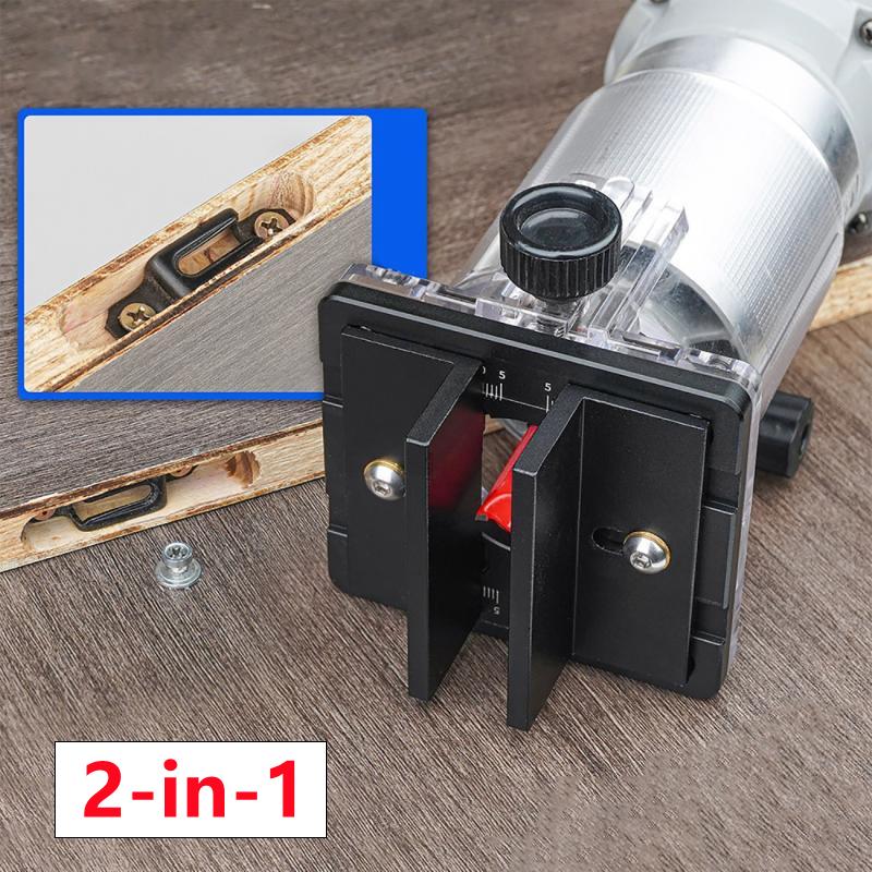 Professional Hand Tool Sets 2-in-1 Woodworking Connector Slotter Slotting Bracket Trimming Machine Milling Cutter Slot Cutting Jig For Route
Professional Hand Tool Sets 2-in-1 Woodworking Connector Slotter Slotting Bracket Trimming Machine Milling Cutter Slot Cutting Jig For Route