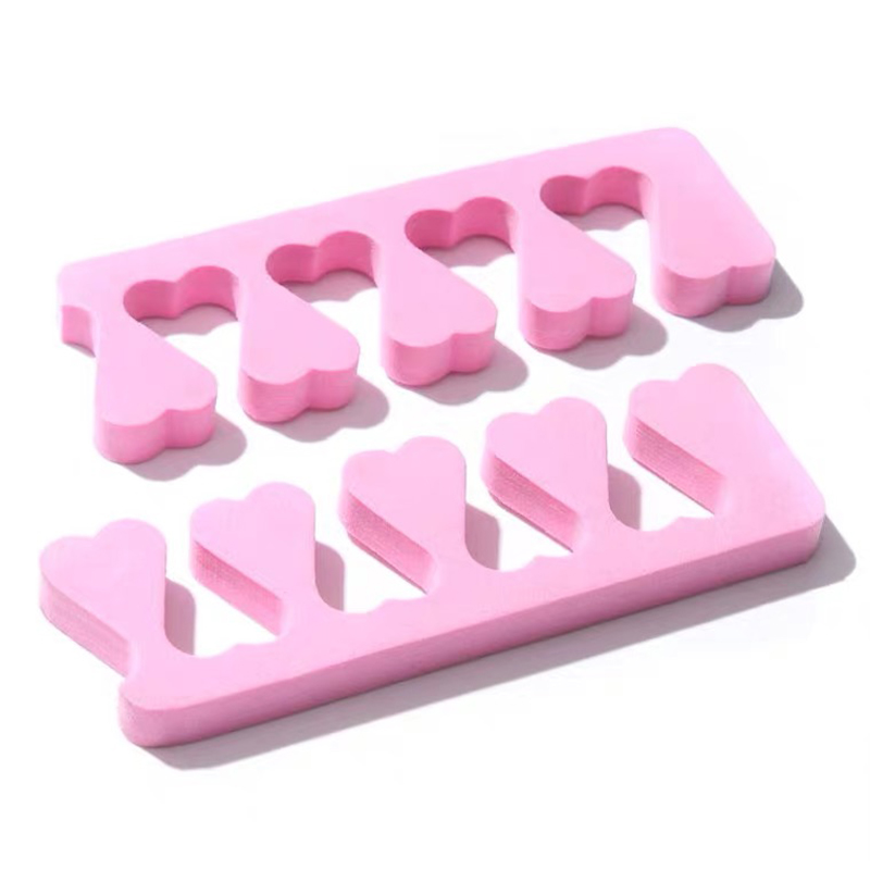 Toe Separator heart shape Nail Art Soft Finger nail tools for nail care Manicure