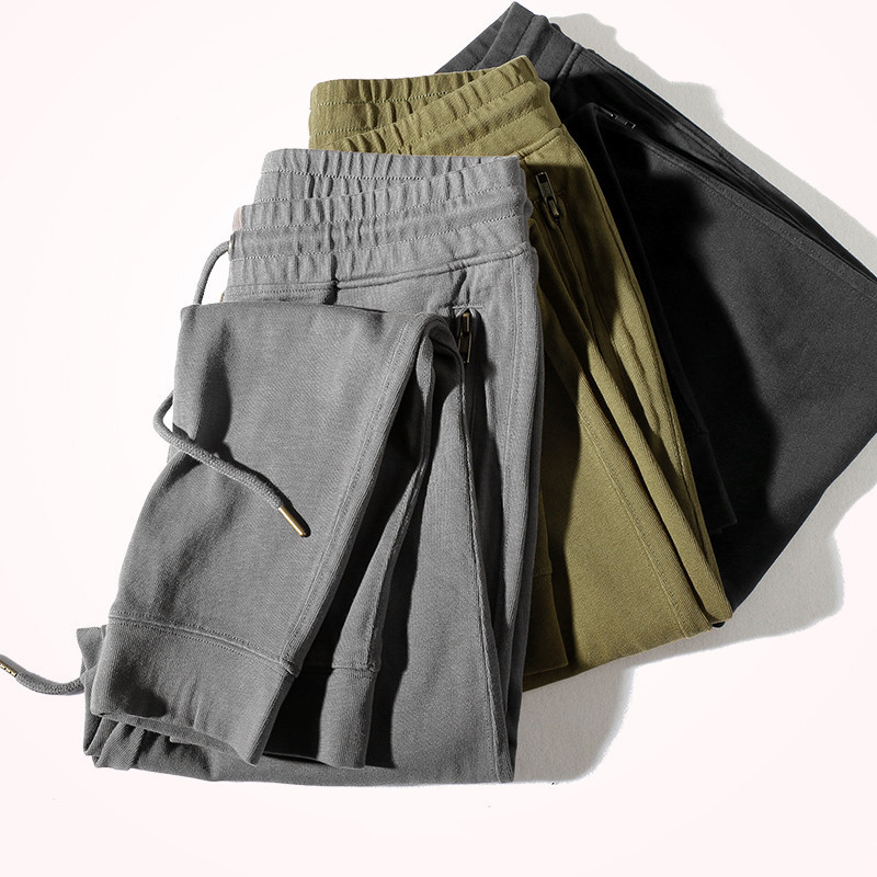 Autumn Simple Ankle-tied Sweatpants Men's Fashion Pure Cotton Washed Old Jogger Elastic Waist Drawstring Sports Casual Pants CX220401, Black
Autumn Simple Ankle-tied Sweatpants Men's Fashion Pure Cotton Washed Old Jogger Elastic Waist Drawstring Sports Casual Pants CX220401, Black