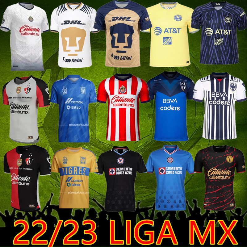 2022 2023 mexico jersey Club America Soccer Jerseys Liga MX Monterrey Guadalajara Chivas Tigres UNAM Cruz Azul Football Shirt, Image
2022 2023 mexico jersey Club America Soccer Jerseys Liga MX Monterrey Guadalajara Chivas Tigres UNAM Cruz Azul Football Shirt, Image