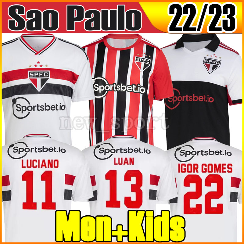 2022 2023 Sao Paulo soccer jersey DANI ALVES men kid Kit Socks full sets Luciano Igor Gomes Pablo, 22 23 third
2022 2023 Sao Paulo soccer jersey DANI ALVES men kid Kit Socks full sets Luciano Igor Gomes Pablo, 22 23 third