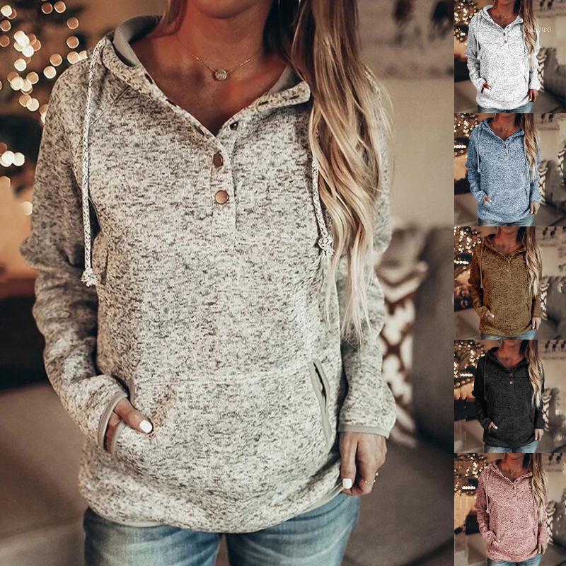 Fashion Women Hoodies Buttons Collar Hooded Sweatshirt Pullover Pockets Drawstring Top Harajuku Casual Vintage Sweatshirts #BL2 Women, Black
Fashion Women Hoodies Buttons Collar Hooded Sweatshirt Pullover Pockets Drawstring Top Harajuku Casual Vintage Sweatshirts #BL2 Women, Black
