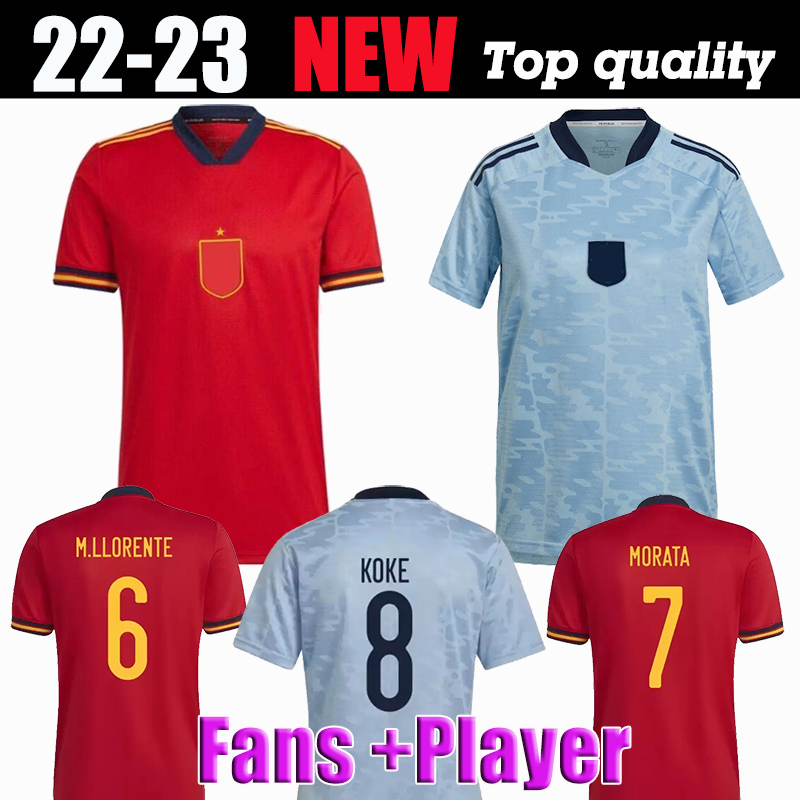 2022 soccer jersey Camiseta Espana MORATA RODRIGO TORRES PEDRI 22 23 European Cup RAMOS THIAGO INIESTA ALBA football shirts men Player version
2022 soccer jersey Camiseta Espana MORATA RODRIGO TORRES PEDRI 22 23 European Cup RAMOS THIAGO INIESTA ALBA football shirts men Player version