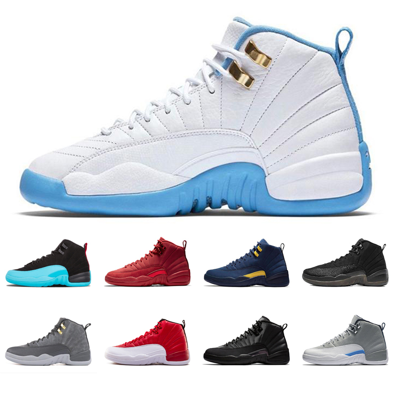 12s Men Women Basketball Shoes 12 Flu Game Wolf Grey Blue Stone Game Royal University Gold Mens Outdoor Trainers Sports Woman Sneakers
12s Men Women Basketball Shoes 12 Flu Game Wolf Grey Blue Stone Game Royal University Gold Mens Outdoor Trainers Sports Woman Sneakers