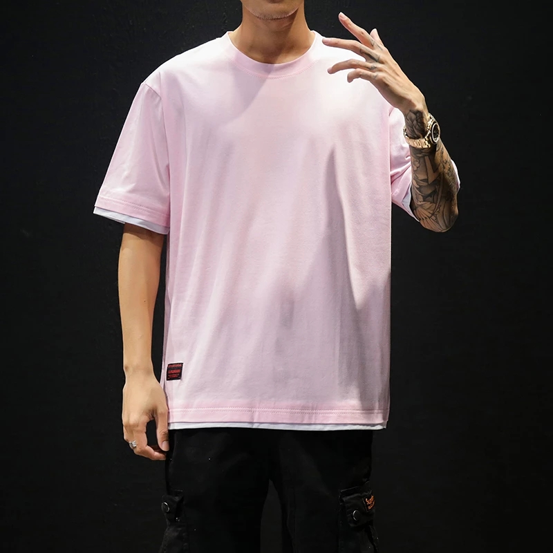 New Summer Men's T Shirt Fashion Pathchwork Short Sleeve T-Shirts Mens Clothing Trend Slim Fit Casual O Neck Top Tees Men M, White
New Summer Men's T Shirt Fashion Pathchwork Short Sleeve T-Shirts Mens Clothing Trend Slim Fit Casual O Neck Top Tees Men M, White