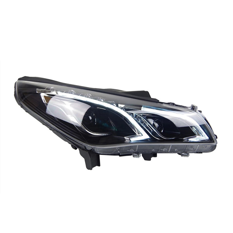 Auto Head Lights For Sonata 9 LED Headlight 20 15-17 Hyundai DRL Turn Signal High Beam Angel Eye LED Daytime Light