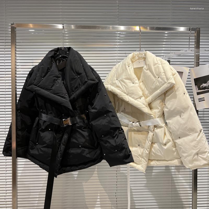 Women's Down & Parkas HIGH STREET Est 2022 Winter Designer Jacket Large Collar Diamonds Beaded Coat Kare22, Black
Women's Down & Parkas HIGH STREET Est 2022 Winter Designer Jacket Large Collar Diamonds Beaded Coat Kare22, Black