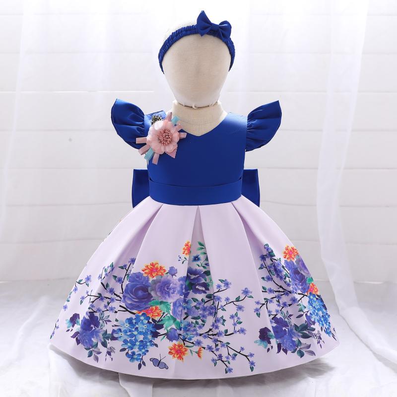 Girl's Dresses Spring Flower Big Bow Baby Girl Dress 1st Birthday Party Wedding For Print Princess Evening Kid ClothesGirl's, White
Girl's Dresses Spring Flower Big Bow Baby Girl Dress 1st Birthday Party Wedding For Print Princess Evening Kid ClothesGirl's, White