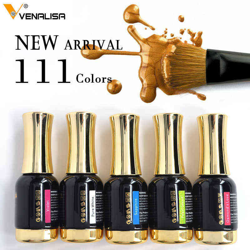 NXY Nail Gel 60751 Polish 111 Colors Golden Bottle Long Lasting Salon Color Coat Soak Off Uv & Led 12ml Shining 0328