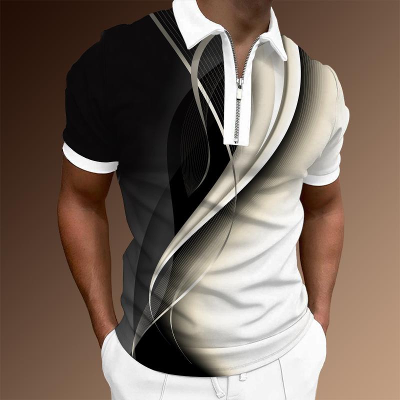 Men' Polos Summer Men' Slim Fit Shirt Fashion Short Sleeve Top 3D Print Casual Lapel Zip ShirtMen' Men'sMen, Chj-xwcj-dw83
Men' Polos Summer Men' Slim Fit Shirt Fashion Short Sleeve Top 3D Print Casual Lapel Zip ShirtMen' Men'sMen, Chj-xwcj-dw83