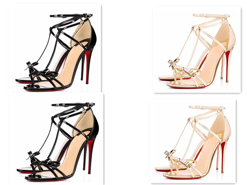 Summer Women's Sandals High Heels red soles Shoes Luxury Patent Leather Strap T Bow Open Toe Blakissima 100mm
Summer Women's Sandals High Heels red soles Shoes Luxury Patent Leather Strap T Bow Open Toe Blakissima 100mm
