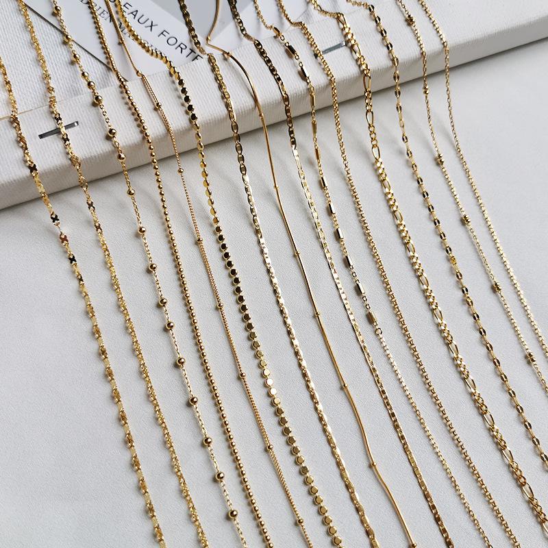 Chains All-match Ball S925 Sterling Silver Short Style Multi-type Basic Stacking Necklace Female Ins Wind Clavicle Chain With ChainChains
Chains All-match Ball S925 Sterling Silver Short Style Multi-type Basic Stacking Necklace Female Ins Wind Clavicle Chain With ChainChains