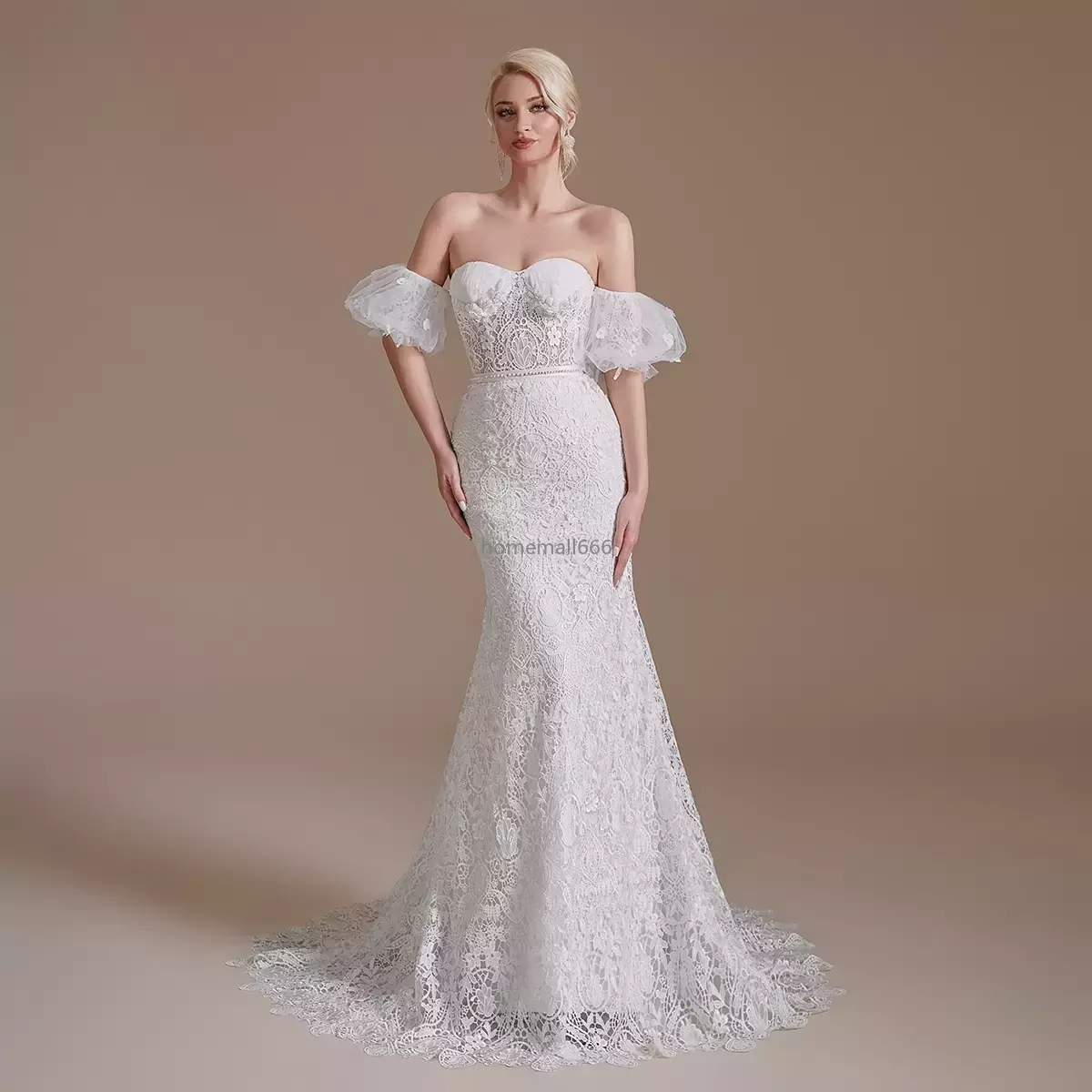 Sexy Sweetheart Backless Full Lace Mermaid Wedding Dresses Illusion Top Lace Up Back Beaded Belt Bridal Gowns Formal Vestidos CPS1996 DHL, White
Sexy Sweetheart Backless Full Lace Mermaid Wedding Dresses Illusion Top Lace Up Back Beaded Belt Bridal Gowns Formal Vestidos CPS1996 DHL, White
