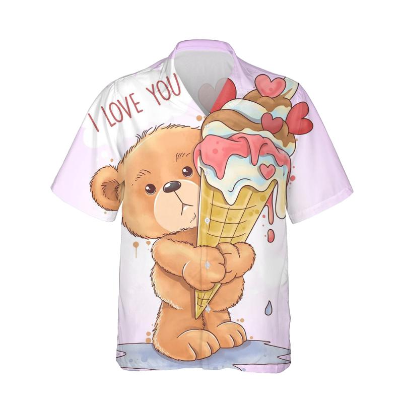 Men' Casual Shirts Jumeast 3d Cute Ice Bear Printed Hawaiian Shirt Men Short Sleeve Yummy Food Print Streetwear Loose TopsMen' Men'sMen, 05
Men' Casual Shirts Jumeast 3d Cute Ice Bear Printed Hawaiian Shirt Men Short Sleeve Yummy Food Print Streetwear Loose TopsMen' Men'sMen, 05