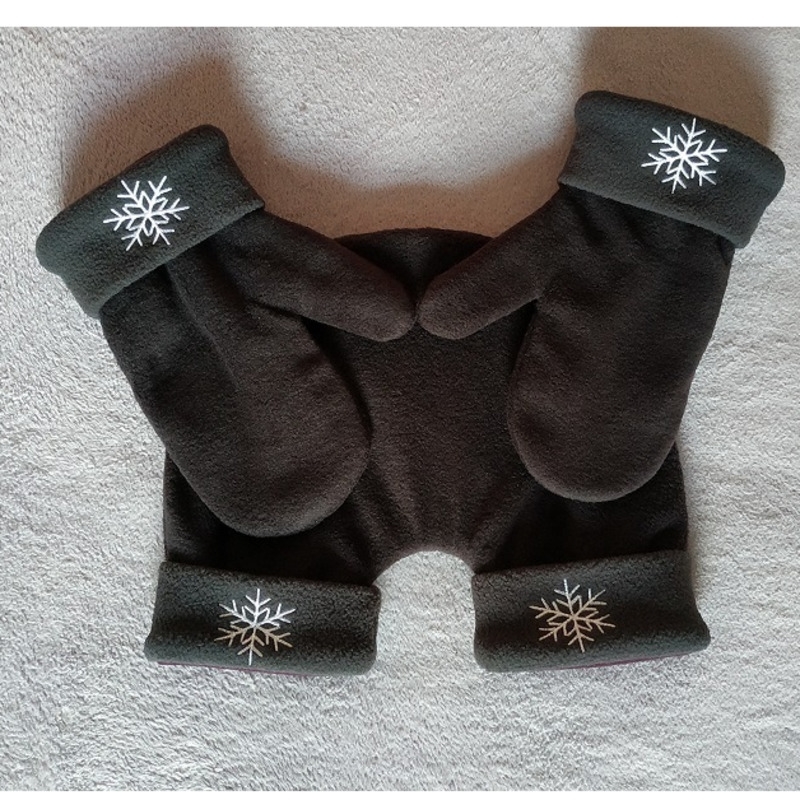 3pcs/set Couple Gloves Polar Fleece Lovers Winter Thicken Warm Glove 3 Color Sweethearts Christmas Gift Romantic Couples Mittens D18110705