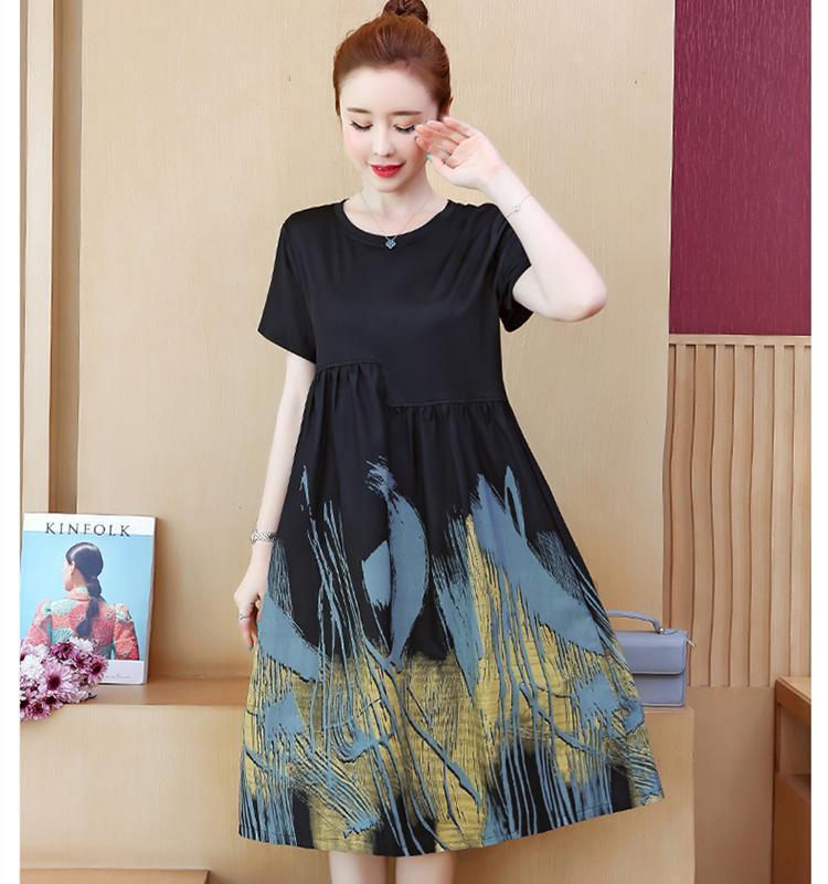 Women's Plus Size Jumpsuits & Rompers Dresses 2022 Summer Women Vintage Casual Print A-line Loose Dress Elegant Short Sleeve O-neck Party 5x, Black
Women's Plus Size Jumpsuits & Rompers Dresses 2022 Summer Women Vintage Casual Print A-line Loose Dress Elegant Short Sleeve O-neck Party 5x, Black