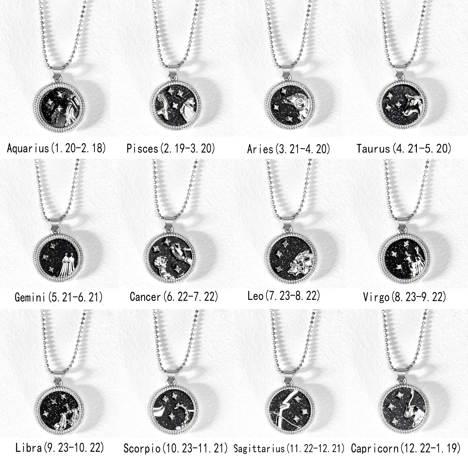 Lover Day Night 12 Constellation Pendant Necklace For Women Zodiac Sign Aquarius Leo Libra Aries Wish Card Fashion Jewelry Birthday Gifts
Lover Day Night 12 Constellation Pendant Necklace For Women Zodiac Sign Aquarius Leo Libra Aries Wish Card Fashion Jewelry Birthday Gifts