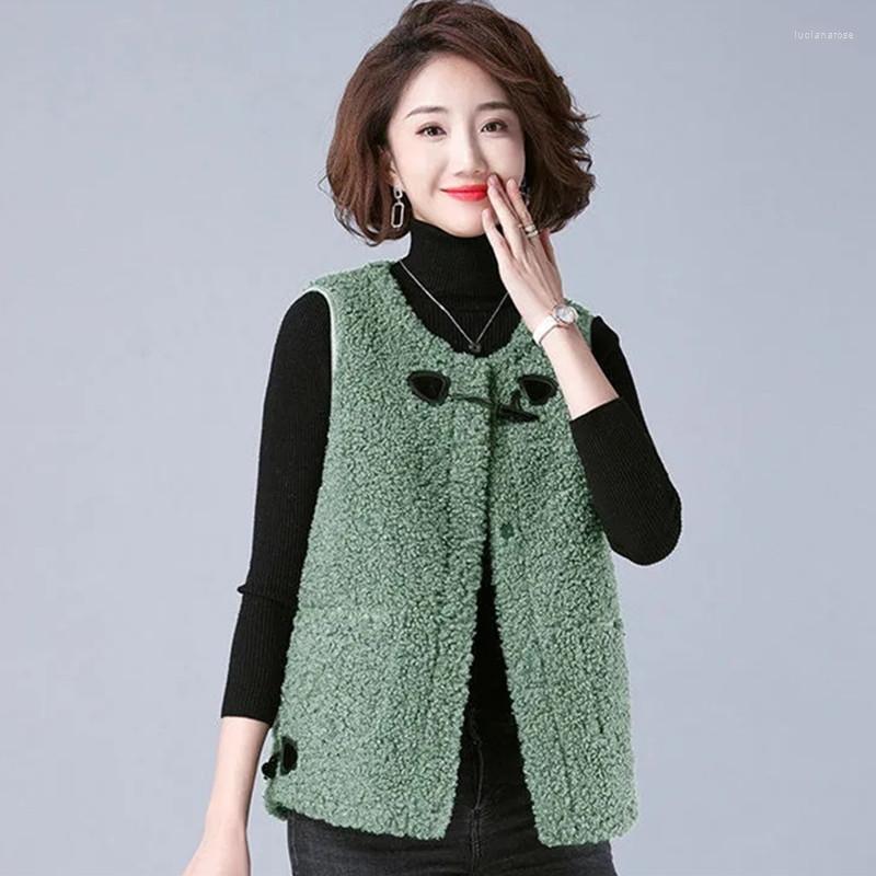 Women's Vests Women Autumn Jackets Casual Button Down Pockets Outerwear Vintage Winter Sleeveless Fluffy Coats Lambswool Female Luci22, Light brown
Women's Vests Women Autumn Jackets Casual Button Down Pockets Outerwear Vintage Winter Sleeveless Fluffy Coats Lambswool Female Luci22, Light brown