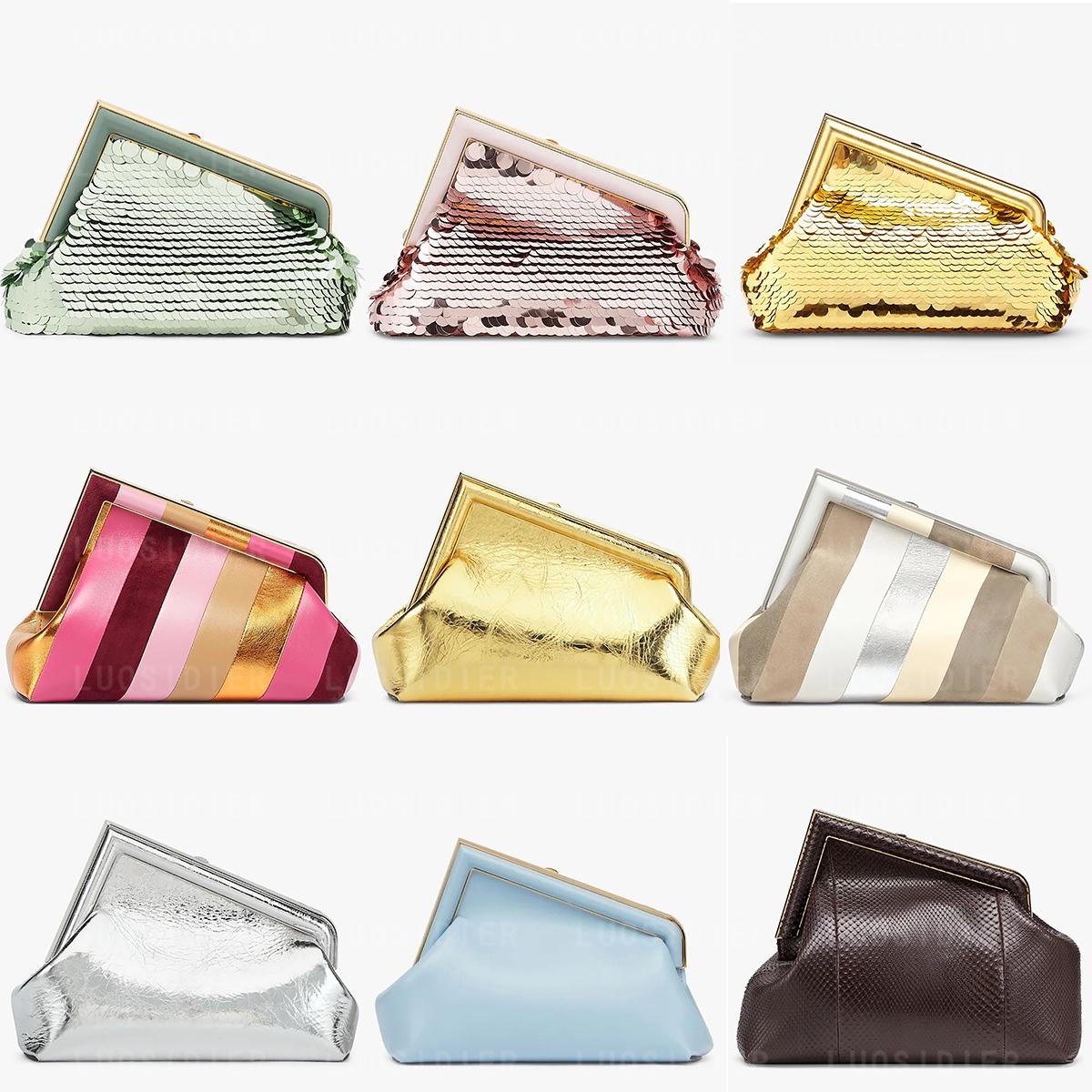 Designer first sequinned bag Oversized F metal clasp laminated leather diagonal striped motif clutch Crossbody shoulder Handbags bags purse wallet evening bag, Customize
Designer first sequinned bag Oversized F metal clasp laminated leather diagonal striped motif clutch Crossbody shoulder Handbags bags purse wallet evening bag, Customize