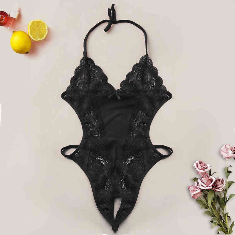 Nxy Sexy Underwear Women Sexy Lace Lingerie Babydoll Corset Crotchless Backless Underwear Erotic Lenceria Mujer Plus Size s 2xl Costumes 0401