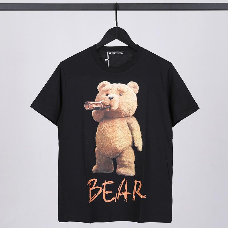 Men' T-Shirts High 2022 Men Cotton Little Drink Bear T Shirts T-Shirt Hip Hop Skateboard Street Tee Top Kenye #A22
Men' T-Shirts High 2022 Men Cotton Little Drink Bear T Shirts T-Shirt Hip Hop Skateboard Street Tee Top Kenye #A22