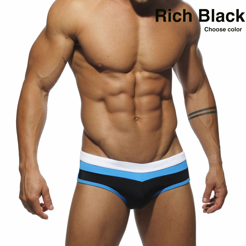 Mans Swimming Briefs Low Waist Swimwear drop With Pushup Pad Sexy Shorts Trunks Boxers Summer Mens Swim For Old buyer 220627