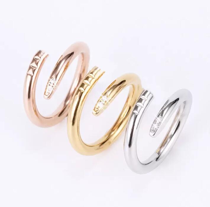 Love rings womens Jewelry titanium steel single nail ring European and American fashion street hip hop casual couple Classic gold Silver Rose optional Size5-10
Love rings womens Jewelry titanium steel single nail ring European and American fashion street hip hop casual couple Classic gold Silver Rose optional Size5-10