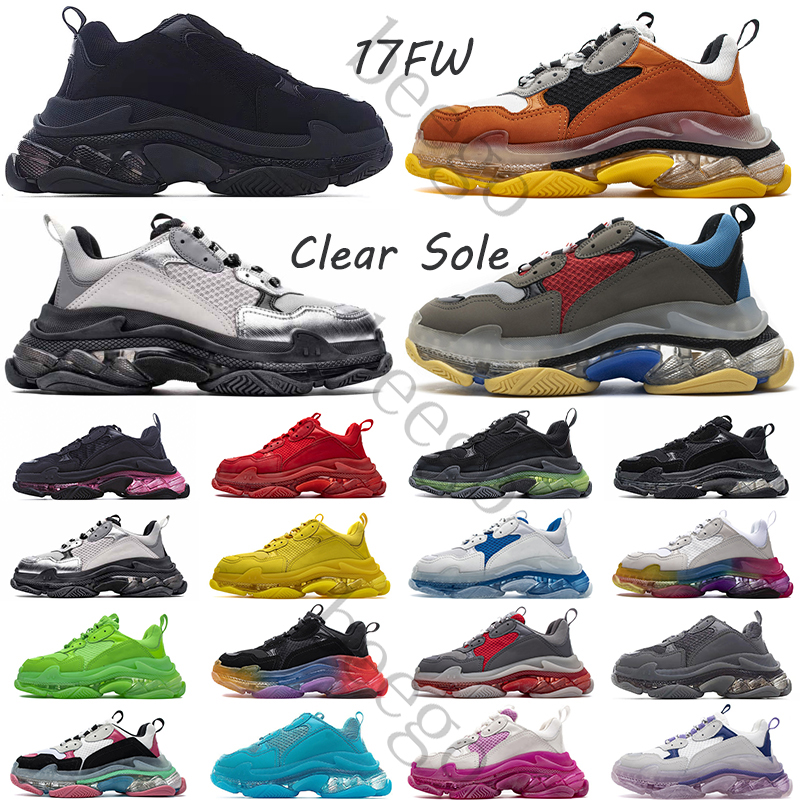 Clear Sole 17fw Triple Designer platform S Paris Retro casual shoes luxuries triples mens men womens for All withe black trainers trainer sneaker sneakers triples, Need box
Clear Sole 17fw Triple Designer platform S Paris Retro casual shoes luxuries triples mens men womens for All withe black trainers trainer sneaker sneakers triples, Need box
