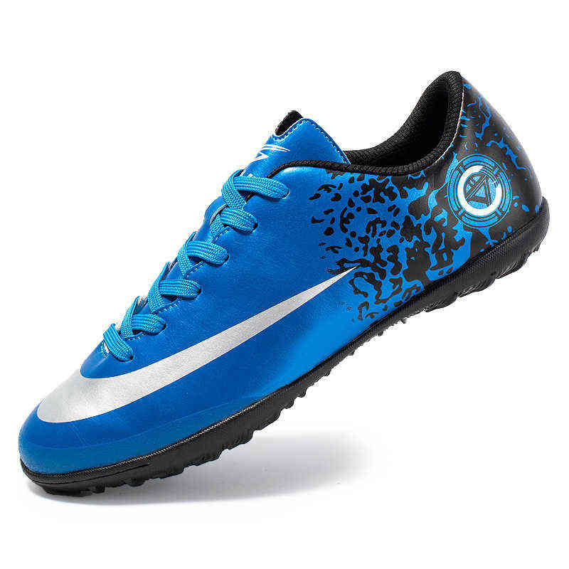 Soccer Shoes High Top Mens Boys Turf Indoor Soccer Boots Youth Cleats Futbol Shoes For Men Foot Artificial Lawn Training Football 220215z, Diamond blue
Soccer Shoes High Top Mens Boys Turf Indoor Soccer Boots Youth Cleats Futbol Shoes For Men Foot Artificial Lawn Training Football 220215z, Diamond blue