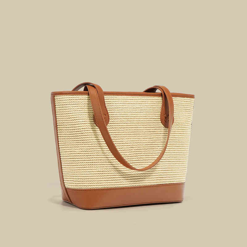 Large Capacity Tote Straw Woven Bag Women's Summer New High-grade Texture Niche Design Commuting Single Shoulder Woven Bag220614, Black
Large Capacity Tote Straw Woven Bag Women's Summer New High-grade Texture Niche Design Commuting Single Shoulder Woven Bag220614, Black