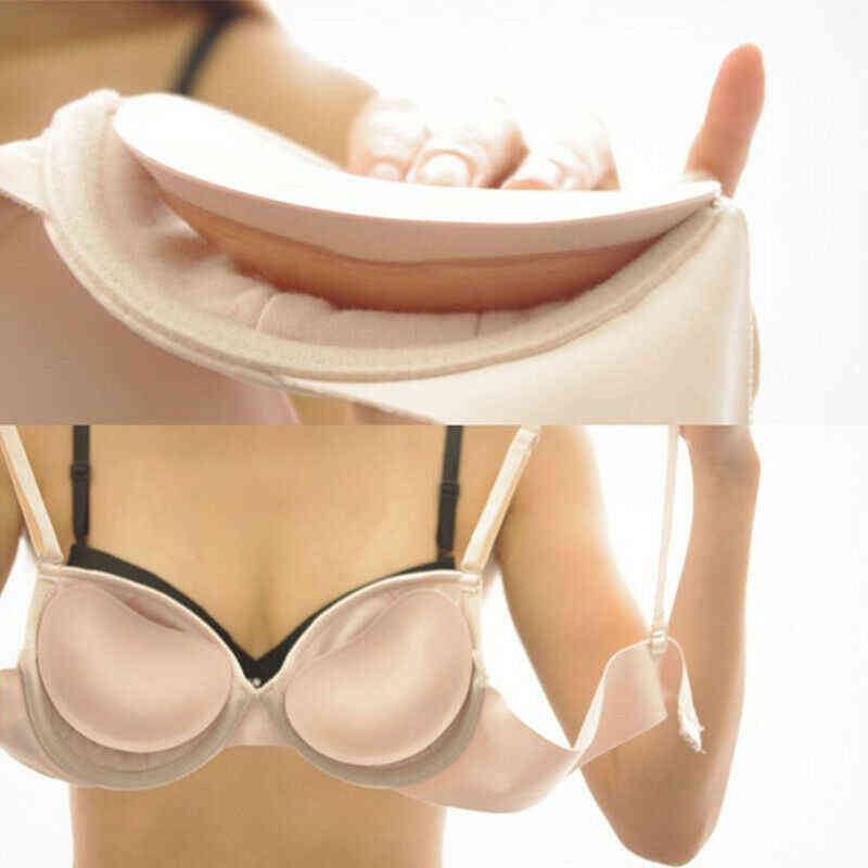 5PC 1pair Silicone Inserts In Bra Padded For Swimsuit Breast Push Up Fill Brassiere Breast Patch Pads Women Intimates Accessories Y220725