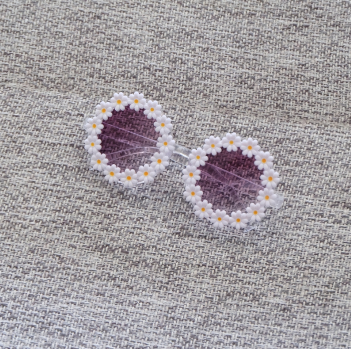 Kid Sunglasses Sun Glasses Flower Little Daisy UV 400 Protection Girls Boys Baby Eyeglasses Wholesale Z260305