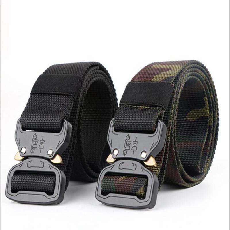 Belts 5.0CM Wide Army Belt Tactical Military Nylon Waist Quick Release Outdoor Hunting Training Strong Metal Buckle Mens, Black
Belts 5.0CM Wide Army Belt Tactical Military Nylon Waist Quick Release Outdoor Hunting Training Strong Metal Buckle Mens, Black