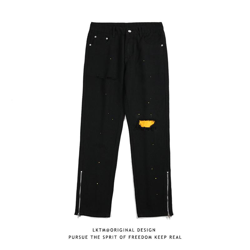 Men' Jeans Hole Ripped Denim Jean Graphic Men Trousers Pantalon Homme Streetwear Noir Masculino SkinnyMen, 910 blue
Men' Jeans Hole Ripped Denim Jean Graphic Men Trousers Pantalon Homme Streetwear Noir Masculino SkinnyMen, 910 blue