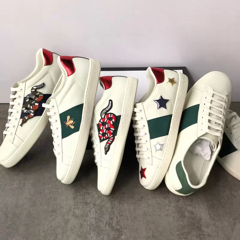 High Quality Fashion Designer Shoes Mens Womens Cartoons Casual Shoe Genuine Leather Bee Tiger Snake Embroidery Stripes Classic Men Sneakers, Color 22
High Quality Fashion Designer Shoes Mens Womens Cartoons Casual Shoe Genuine Leather Bee Tiger Snake Embroidery Stripes Classic Men Sneakers, Color 22