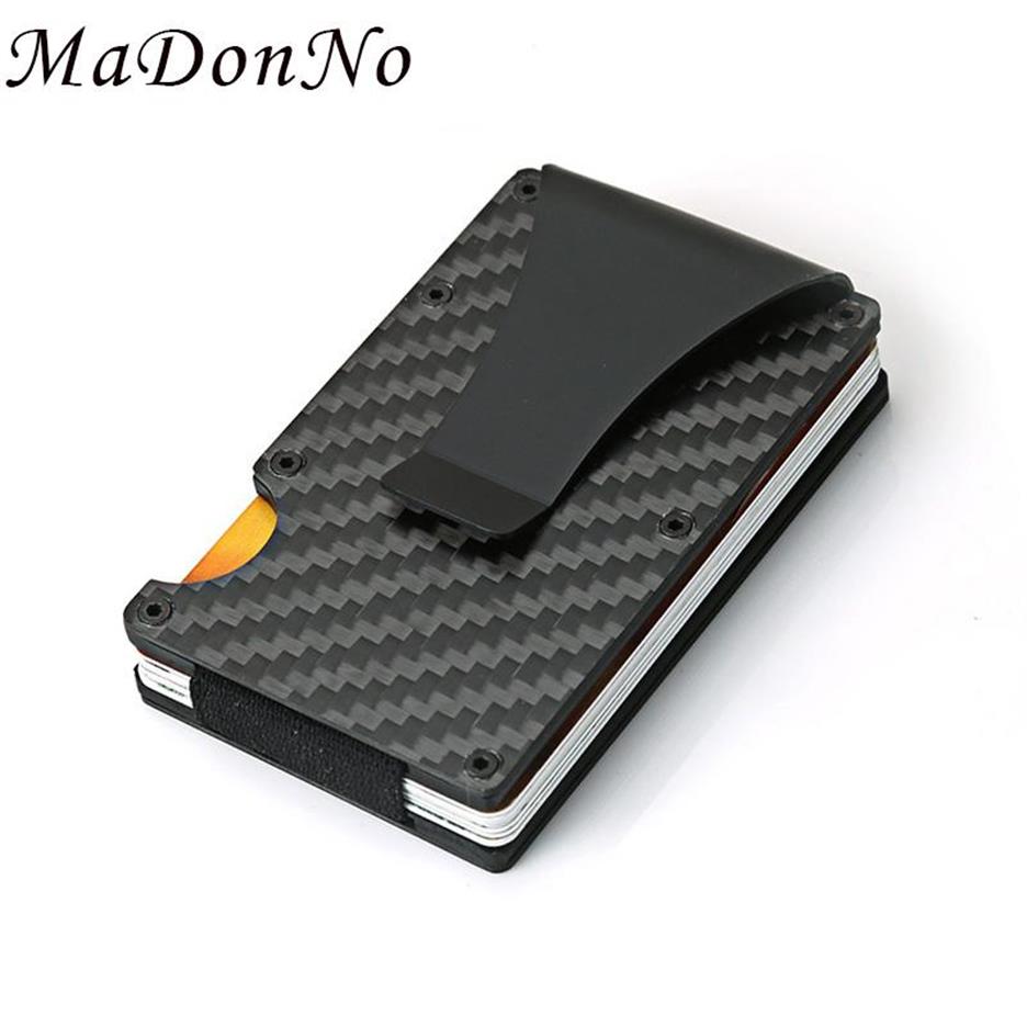 Card Holders Carbon Fiber Rfid Anti Thief Holder Aluminium Metal Magic Minimalist Wallet Men Business ID Bank Cardholder Case Bag277A, Black
Card Holders Carbon Fiber Rfid Anti Thief Holder Aluminium Metal Magic Minimalist Wallet Men Business ID Bank Cardholder Case Bag277A, Black