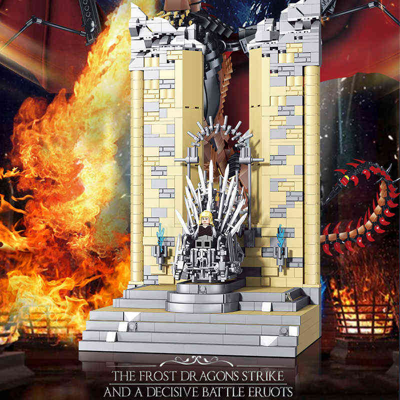 Famous Movie Game of The Iron Throne Model 1146PCS Building Blocks Assembly Bricks Educational Toys Children Gifts Y220510